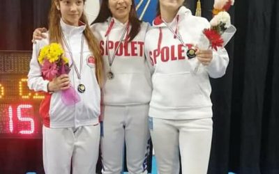 ORO PER LA SQUADRA FEMMINILE DI SPADA DELL’ACCADEMIA SCHERMA SPOLETO