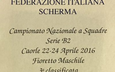 Campionato Nazionale a Squadre Fioretto 2016