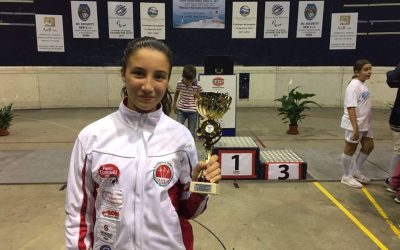 GIULIA LEONE SI AGGIUDICA L’ARGENTO E GIANNANGELI GABRIELE IL BRONZO NELLA 1^ PROVA INTERREGIONALE GPG UNDER 14 AD ARICCIA